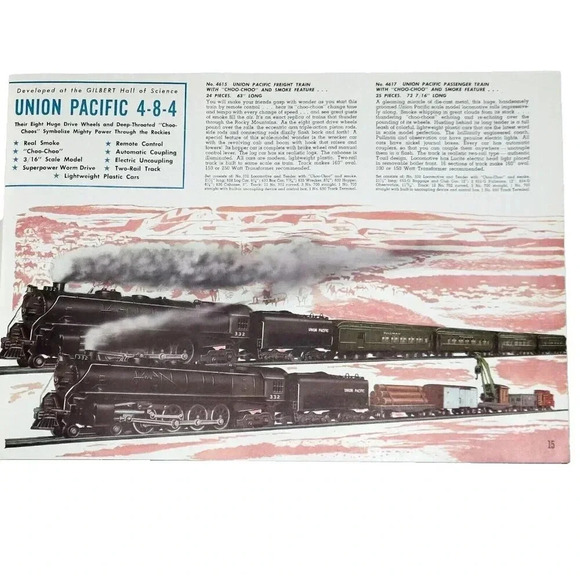 Railroading with American Flyer 1946 Gilbert Hall of Science Scale Model - Picture 2 of 4